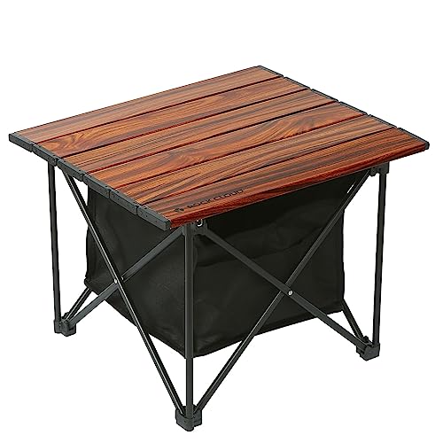 ROCK CLOUD Portable Camping Table Ultralight Aluminum Camp Table Folding Compact Beach Table with...