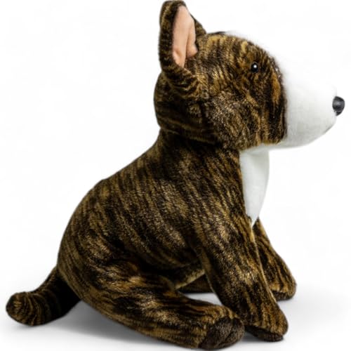 Carl Dick Pitbull sitzend braun ca. 30cm Plüschtier, Stofftier, Kuscheltier 3663