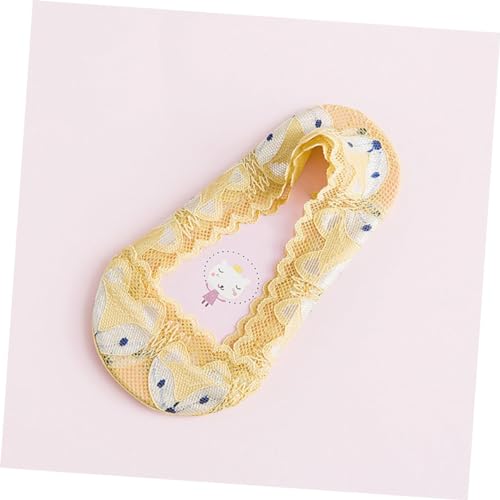3pairs Slip Girls Ankle Socks Low Cut Invisible Socks Girl Skid-resistant Comfortable Material Random Color3