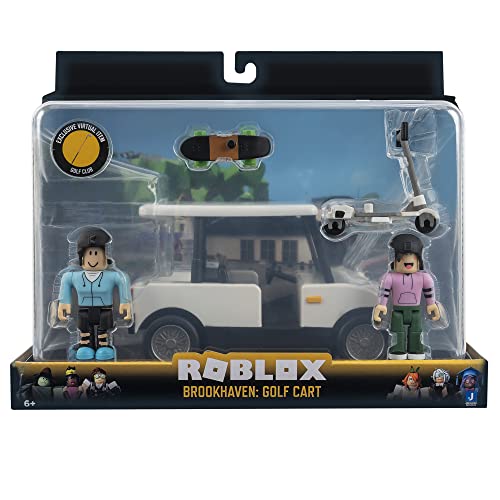 Roblox Celebrity Collection - Brookhaven: Golf Cart Deluxe Vehicle [Includes Exclusive Virtual Item] #TOP1
