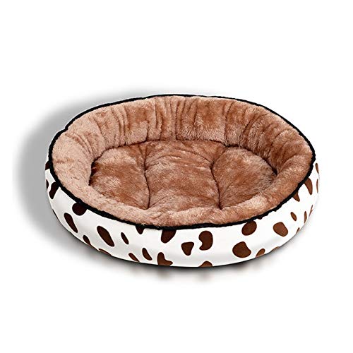 Matelas pour chien lavable M Yuxin Zhochen - Lit chaud dot brown