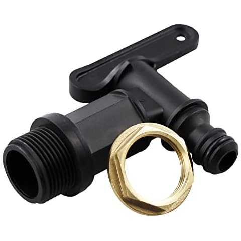 SZCXDKJ Water Butt Tap Hosepipe Rain Barrel/ ¾ BSP Thread Replacement Tap Plastic Snap-Fit Connector Beer Home Brew Cover