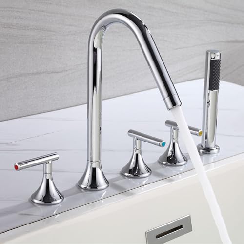 Mitigeur bain douche cascade LWX avec douchette rotation 360 - 2