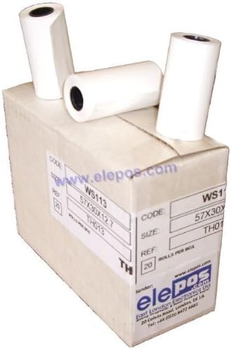 Rolls to fit Hypercom ICE5000 ICE-5000 ICE 5000 (20 Rolls)