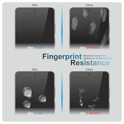 Image of Affix 2 Pack for Galaxy S26 Ultra Tempered Glass, Screen Protector Guard with Easy Fix Installation Tool, 9H Hardness Shatterproof, HD Clear Scratch Resistant