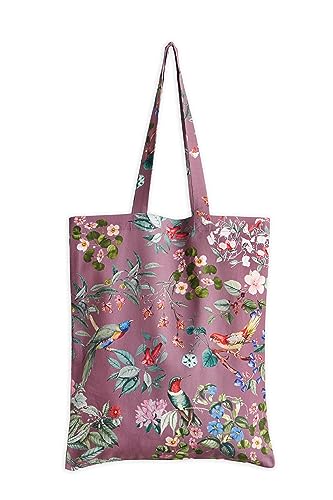 Maison d' Hermine Bolsa de mano para mujer, 100 % algodón, reutilizable, para compras, perfecta para regalos del día de la madre, 16 - Eden - Violeta, 17' H x 14' W (Tote Bag), 32 - Eden - Violeta