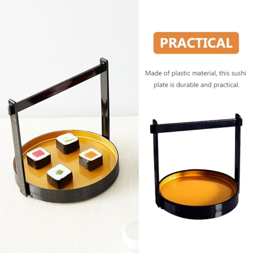 Plato japonés para sushi COHEALI de plástico miniatura 6