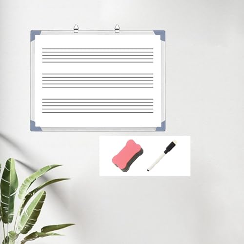 Tableau blanc effaçable pour composer vos notes de clavier au bureau - 7