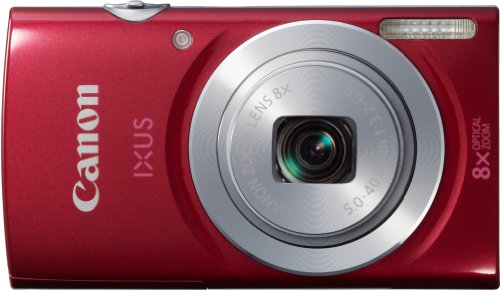 IXUS 145 Digitalkamera (16 MP, 8-fach opt. Zoom, 6,8cm (2,7 Zoll) LCD-Display, HD-Ready) rot