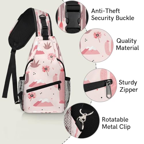 Mochila tipo Sling para mujer y hombre unisex miniatura 3