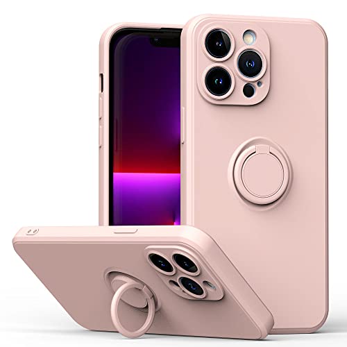 Coque magnétique silicone rose iPhone 14 Pro pour regarder vos vidéos en mains libres