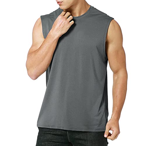 MEETYOO Men's Sleeveless Quick Dry Tank 