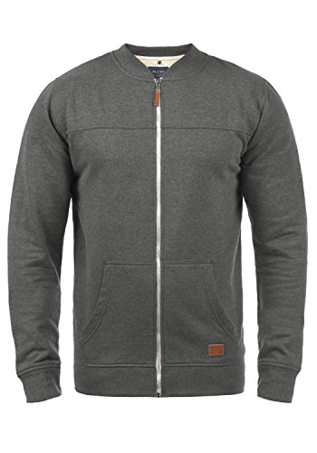 Herren Sweatjacke Mit Reißverschluss - Baumwolle Cardigan Ohne Kapuze M-5XL