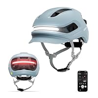 UNIT 1 Aura Casque Vélo Intelligent Hybride – MIPS, LED Avant/Arrière, Clignotants, Alerte Accident – Urbain Et Route