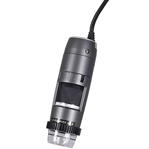 Dino-Lite USB Digital Microscope AM4515ZTL - 1.3MP, 5x - 140x Optical Magnification, Measurement, Polarized Light, AMR, Long Working Distance (Discontinued)