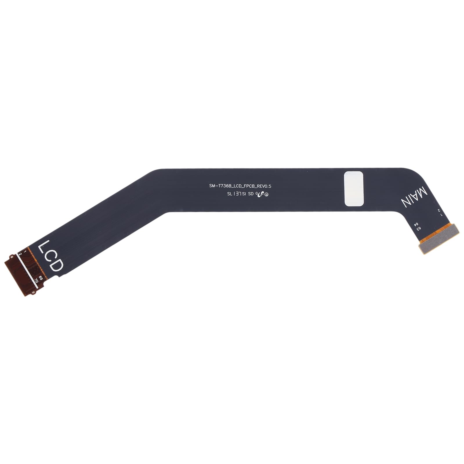 flex lcd cavo Ricezione compatibile con Samsung Galaxy Tab S7 FE SM-T736B T736 SM-T733N T733 flat flex cable Schermo Lcd connettore RETRO touch display x mainboard per collegamento main to sub BOARD