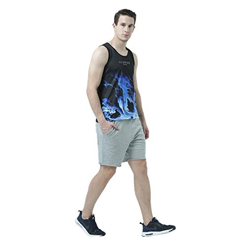 Image of wear your mind Black Vest for Men MSV370