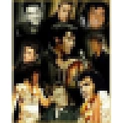 DHAEY Kit de Broderie Diamant 5D à Faire soi-même – Point de Croix – pour décoration Murale – Rock Star Elvis Presley – 50 * 60CM - Les Beatles, Paul McCartney, John Lennon, RIngo Starr, George Harrison