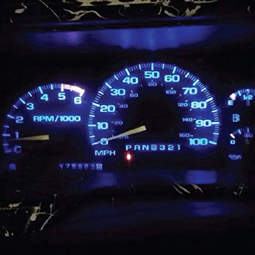 Jtech 10X 194 168 2825 T10 5-Smd Blue Led Car Lights Bulb #TOP4