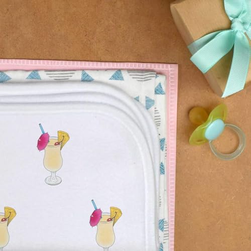 Azeeda 'Pina Colada Cocktail' Baby Burp/Wash Cloth (BC00033532)3