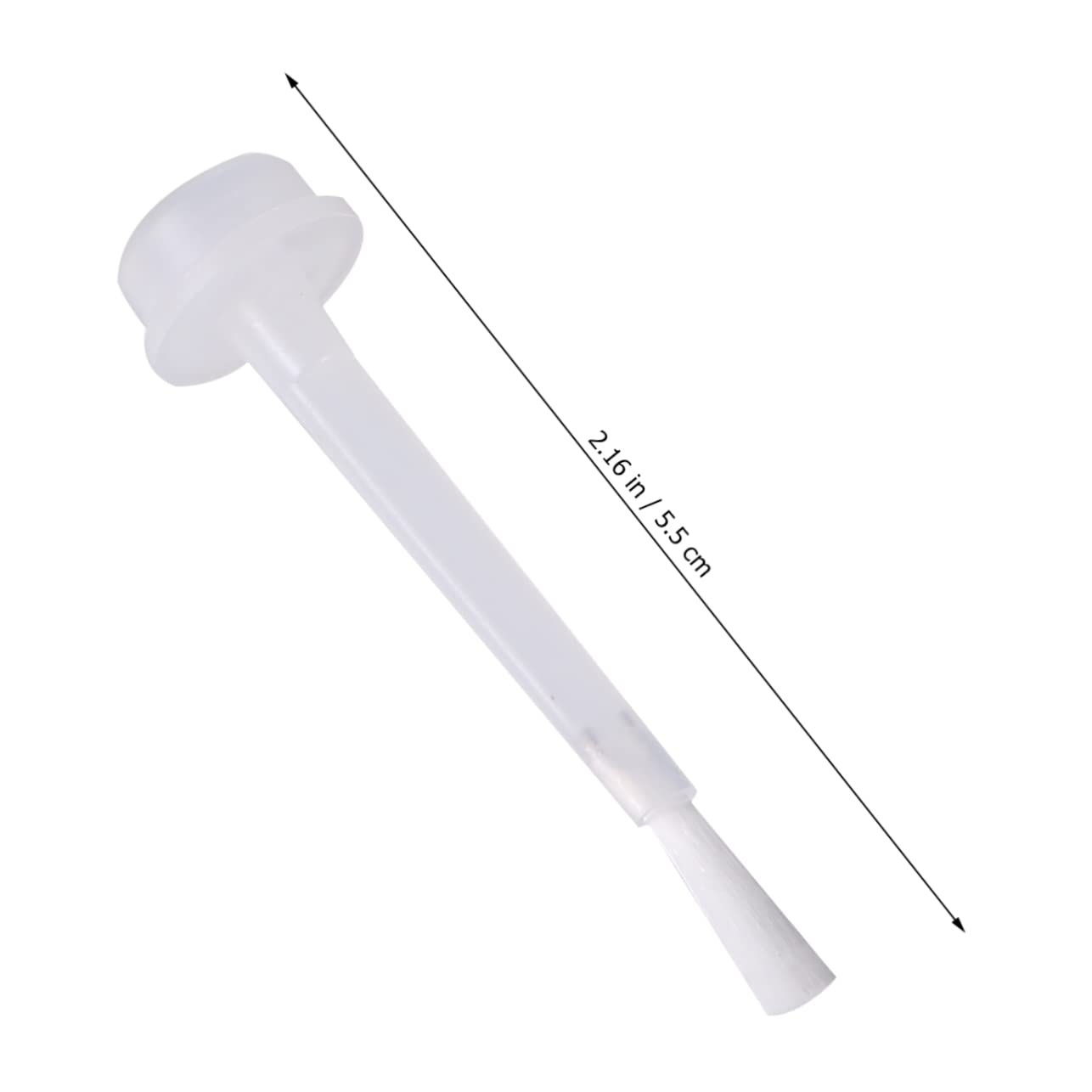 Housoutil 3sätze Nagel Dipping Powder Flüssigkeit Pinsel Ersatzbürsten Für Nagellack Weiche Borsten Für -nagelkunst Lösung Für Nagelstudiobedarf