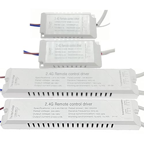 Driver LED 210mA regulable y transformador para lámpara techo A-40-60x2W 8