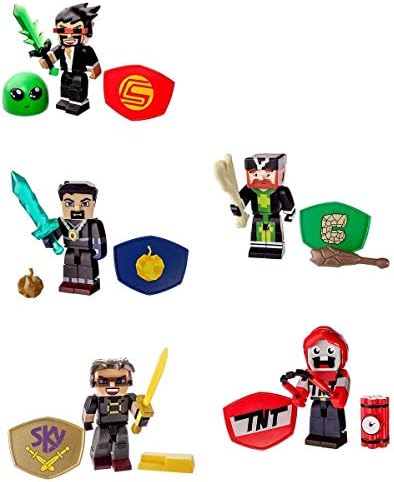 Zoofy International Tube Heroes 3" Action Figure Set of 5