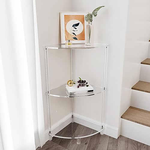 Table en acrylique triangle gain de place pour optimiser les petits angles du salon - 5