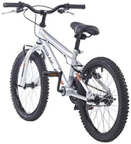 Wildtrak - 20 Inch Bike for Children 6-9 Years Old with Adjustable Brakes - Silver
