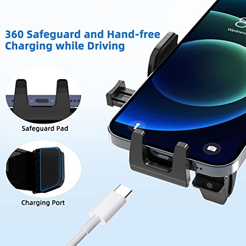Uniwit Car Air Vent Phone Mount,360°Rotation,Solid & Steady,Auto-Clamping,Easy Installtion,Car Phone Holder,Compatible For All Iphone Series And Other 4-7 Inchs Cellphone. #TOP7