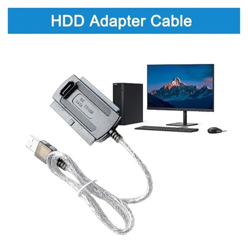 Cable USB 2.0 a IDE SATA 3 en 1 para disco duro miniatura 6