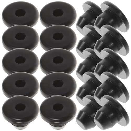 WOFASHPURET 20pcs Oil Plug Oil Reservoir Plugs Floor Bottle Plugs Hydraulic Bung Floor Repair Flooring Floor Oil Filler Plug Rubber Filling Accessories