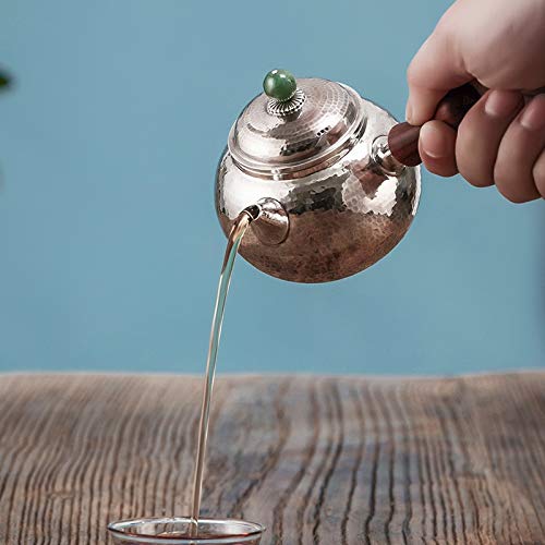 No-Branded Teiera d'Argento hkrstssxj Fatto a Mano Cinese Kungfu Teaktetre Vecchia Cerimonia Sterling Silver Silver… - immagine 6