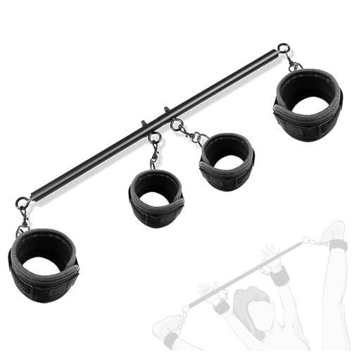 Barre d'écartement noire réglable et amovible