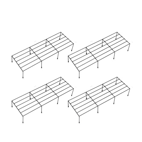 STAND MASTER Metal Black Color 24 inches Rectangular Shape Long Flower Pot/Gamla Stand for Balcony living room Garden Pot Holder Stand (24 inches LPS ) (Set of 4) (B0CVVYHTZH) Amazon Price History, Amazon Price Tracker