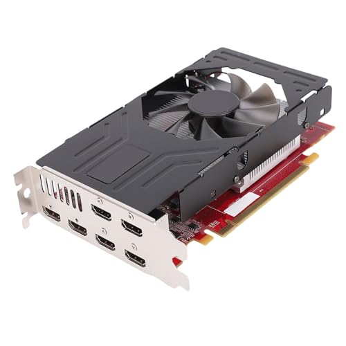 Scheda Grafica, 2 GB GDDR5 128BIT 3840x2160 Scheda Video per Computer, PCI Express X16, 6 HDMI - Scheda video - Immagine 5