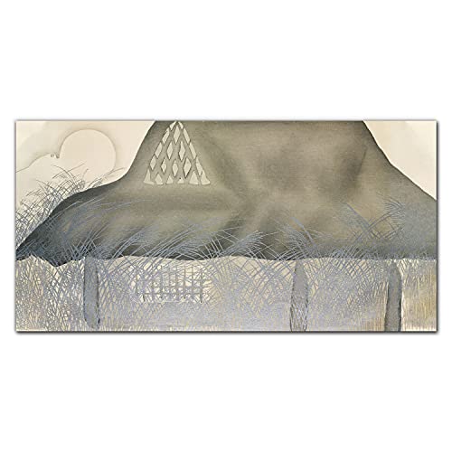 Tableau sur toile 140x70cm Coloray Maison de soleil pour salon