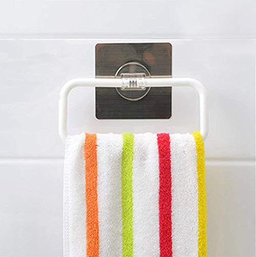 Hokipo Magic Sticker Series Self-Adhesive Plastic Towel Holder Hanger