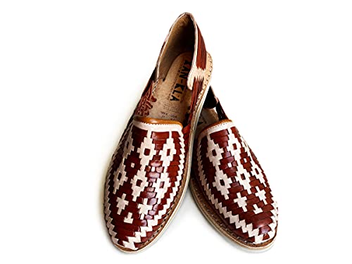 Mens huarache sandal Oochel Mahogany3