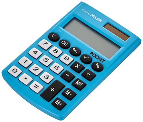 Calculadoras Pequeñas MILAN Calculadora de bolsillo, con funda