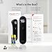 iHealth No-Touch Digital Forehead Thermometer for Adults, Babies, Kids, 3 Ultra-Sensitive Sensors, Quiet Vibration Feedback, Large LED Digits, Easy to Use for Home, PT3 Black