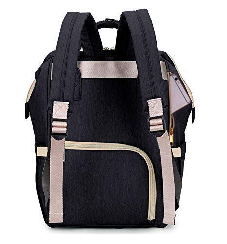 Image of Diaper Bag /Mother Backpack for Travel (Plain Black)