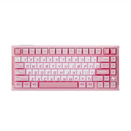 Image of ATK RS7 V2 75% Aluminum Hall Effect Gaming Keyboard, 81-Key, Rapid Trigger 0.28 ms, TOP /Core-Flex Dual-Structure, Adjustable Magnetic Switches, Esports (V2 Ultra /Blazeblade /Pink)