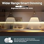 Linkind Smart Light Bulbs, Soft White to Daylight Tunable (2700K-6500K), Alexa Light Bulbs, Work with Alexa & Google Home, CRI>90, 2.4GHz Wi-Fi & Bluetooth LED, A19 E26, 800LM, 60W Equivalent (4-Pack) - Image 3