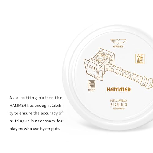 image for yikundiscs Yikun Hammer Golf Disc PDGA Approved - Limited Edition Pro 