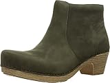 Dansko Women's Maria Boot, Olive Milled Nubuck, 37 EU/6.5-7 M US
