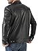 Jild Classic Shirt Collar Leather Jacket Men - John Wick Style Real Lambskin Mens Leather Jacket (John.W-Blk-XL)