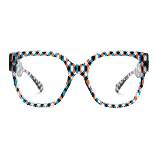 Image of Zeelool Blue Light Blocking Glasses, Square Glasses Frame for Women Eyeglasses with Non-prescription Clear Lenses ZJGP347466