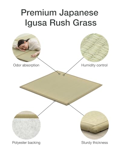 Tapete Tatami Cuadrado FULI 6 piezas Natural miniatura 4