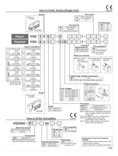 Électrovanne VQ4200-5 à haute commutation pour vérin - 6